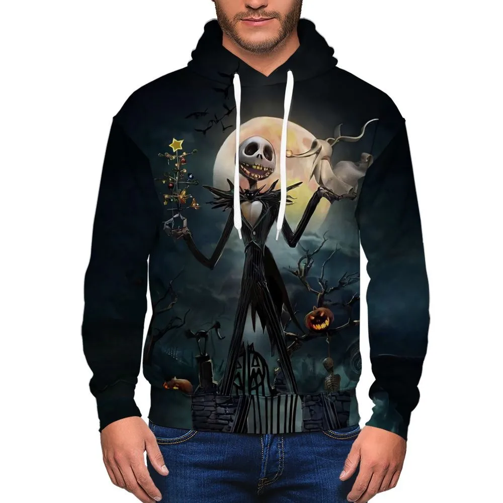 

Толстовка с капюшоном с изображением черепа, уличная мода, Мужская Крутая толстовка, костюм для косплея Undertale, осенняя/зимняя Толстовка