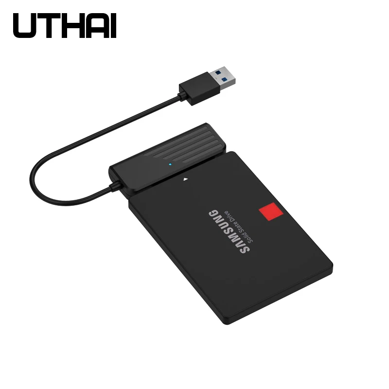 Адаптер UTHAI T35 для жесткого диска SSD USB 2 5 Type C на SATA3 кабель преобразователя
