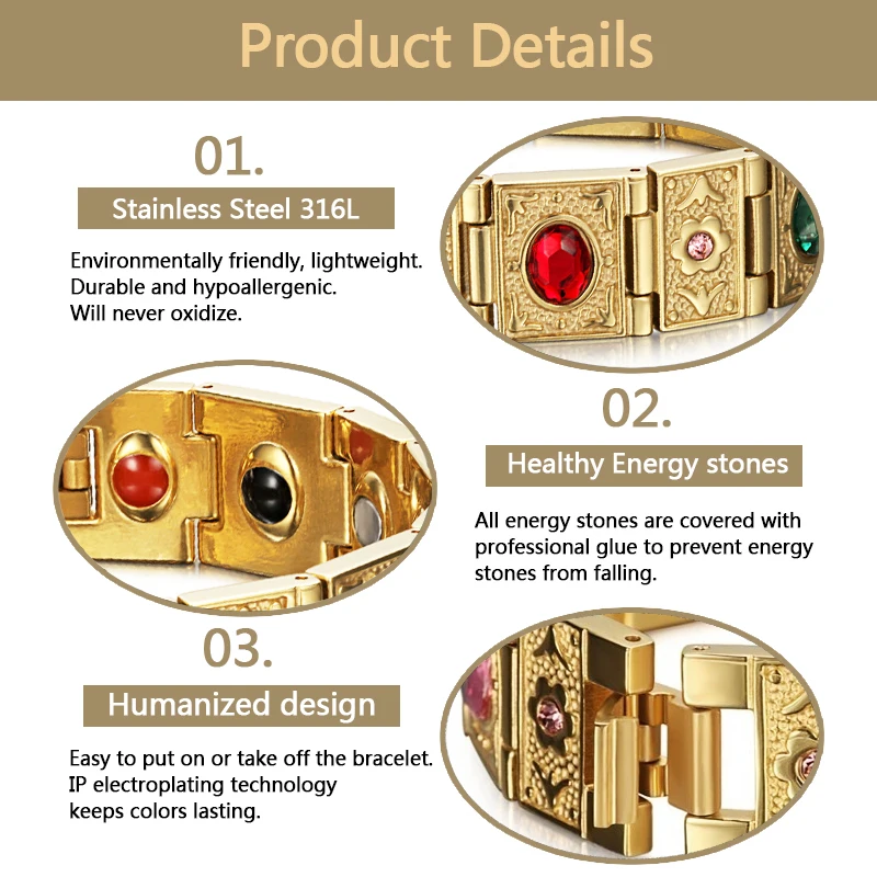 Магнитный терапевтический браслет энергетический баланс мужской забота о