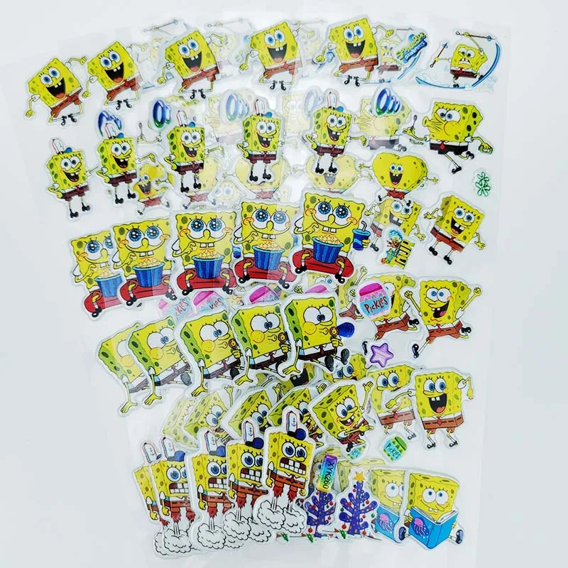 Супер мульти дизайн 3D пышный пузырь мультфильм Принцесса Кошка наклейки фрукты