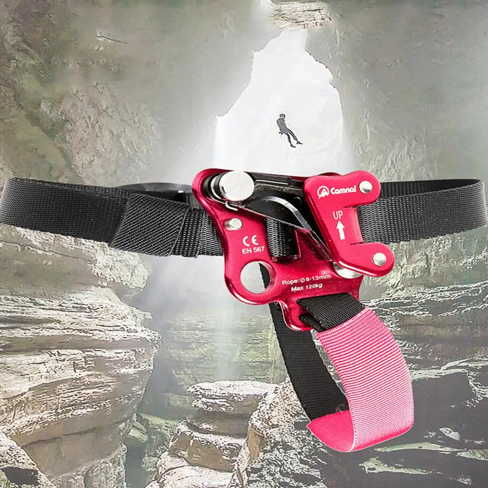 

Climbing Left/Right Foot Ascender Set Riser With Pedal Belt Grasp Rope Gear Anti-fall Off Tree Rigging Arborist Caving Protector
