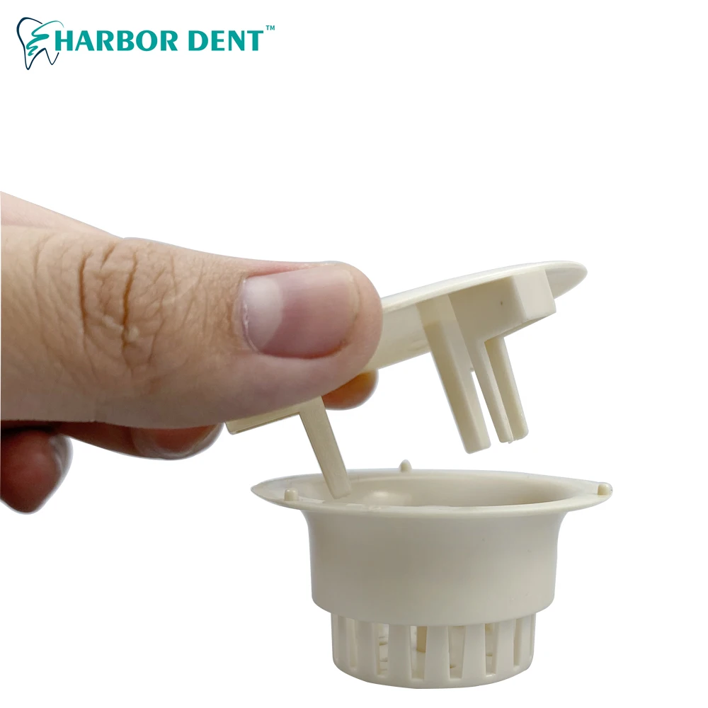 

10PCS Dental plastic Spittoon filter short for dental unit dental chair spare parts Long short type with pole