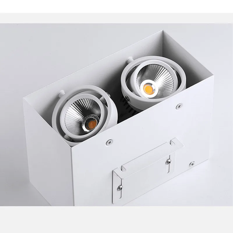 Квадратный светодиодный настенный светильник с регулируемой яркостью точечный