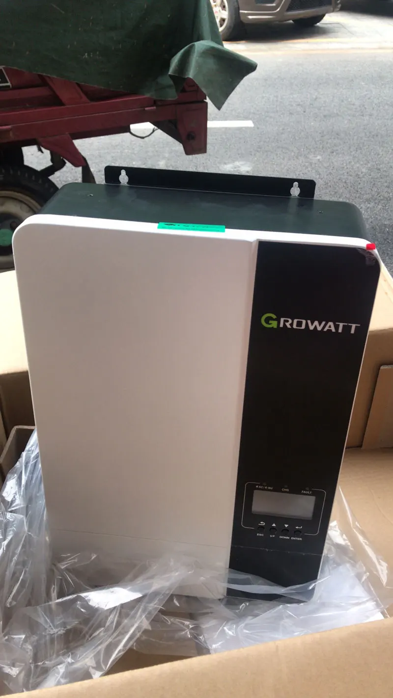 Гибридный инвертор Growatt 5 кВт кВА 48 В DC 220/230 PV напряжение 450 в MPPT контроллер Чистая