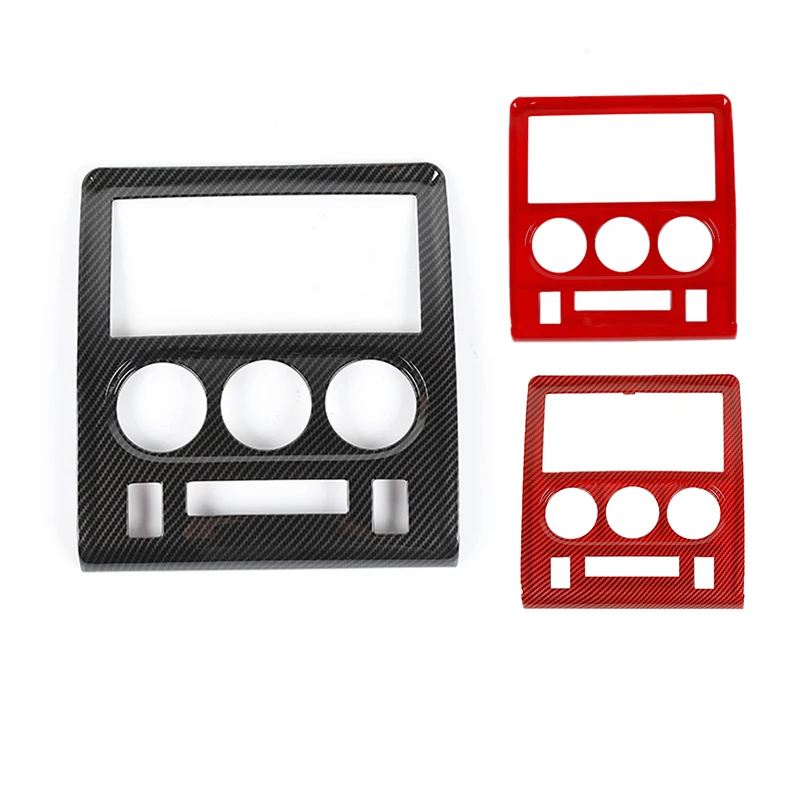 

For Dodge Challenger 2008-2014 Center Console Navigation Air Conditioning Button Panel Cover Trim