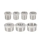 Втулка редуктора папа x мама, 18 дюйма, 14 дюйма, 12 дюйма, 34 дюйма, 1-14 дюйма, 1-12 дюйма, BSP, Резьбовая нержавеющая сталь, SS 304, фитинги для труб редуктора