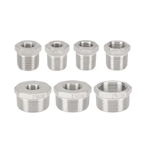 Втулка редуктора папа x мама, 18 дюйма, 14 дюйма, 12 дюйма, 34 дюйма, 1-14 дюйма, 1-12 дюйма, BSP, Резьбовая нержавеющая сталь, SS 304, фитинги для труб редуктора