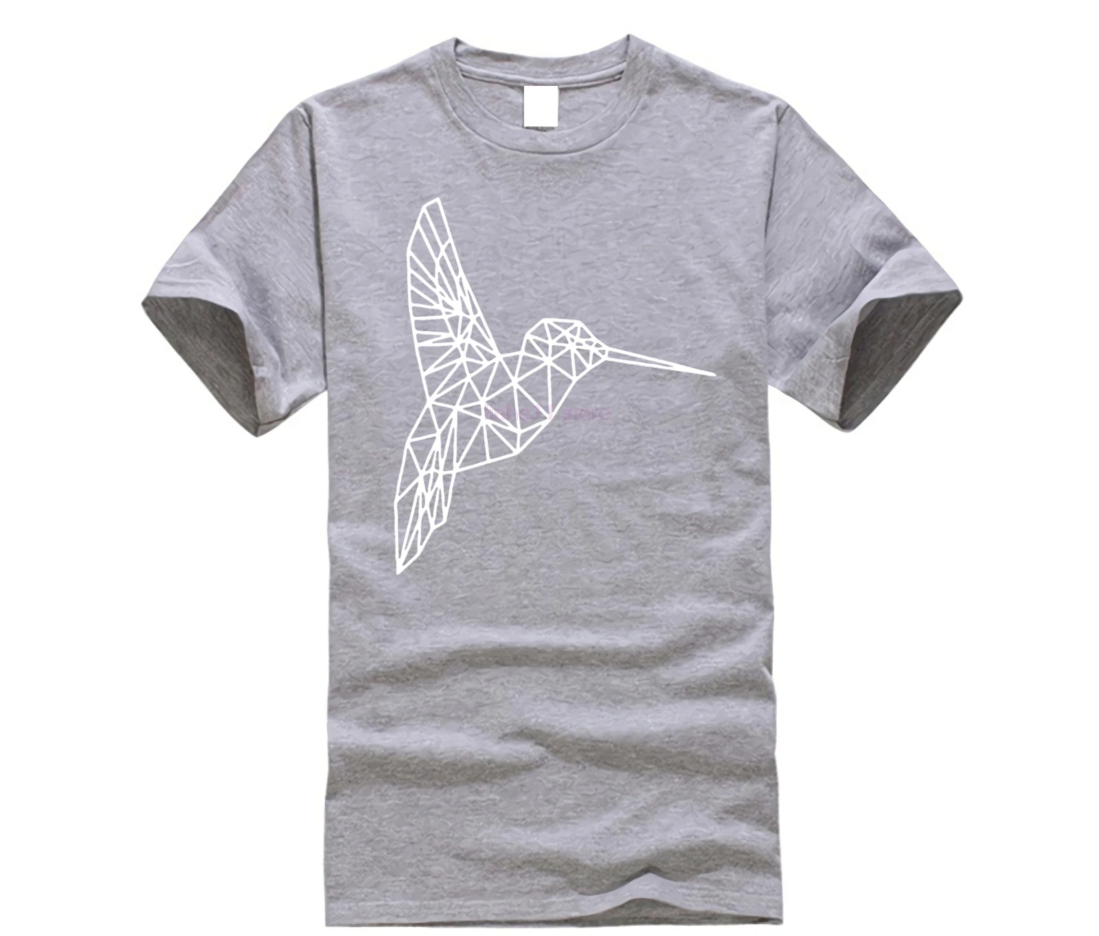 Футболка Hummingbird с геометрическим рисунком оригинальная Harajuku футболка принтом в
