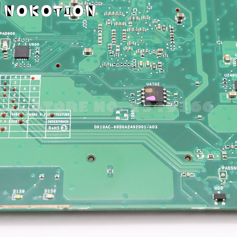 Материнская плата NOKOTION для ноутбука TOSHIBA Satellite C850D C855D разъем FS1 DDR3 V000275360 V000275280 |
