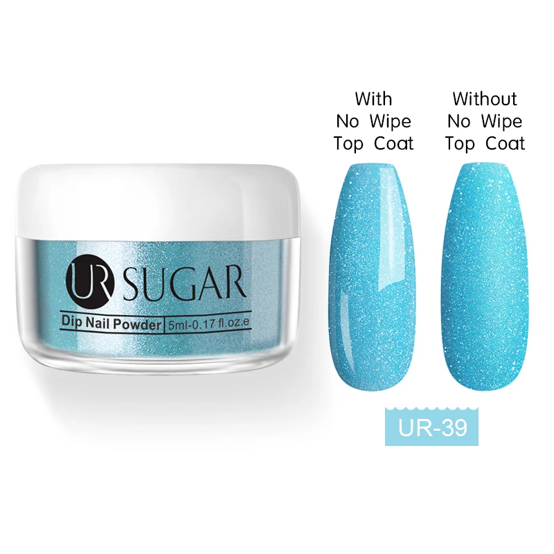 UR-39 Ur Sugar погружающаяся пудра для ногтей матовый эффект Блеск Пигмент натуральный сухой хром для гель-дизайна ногтей украшения маникюра 5 мл - Цвет: UR-39