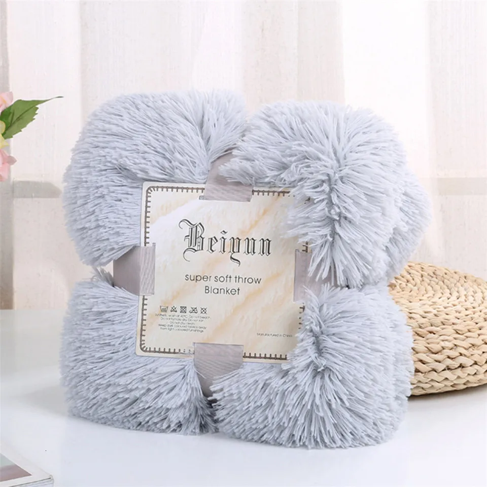 BeddingOutlet ворсистое одеяло, мягкое плюшевое пушистое покрывало на кровать, цветное пушистое декоративное покрывало из искусственного меха для дивана и дивана