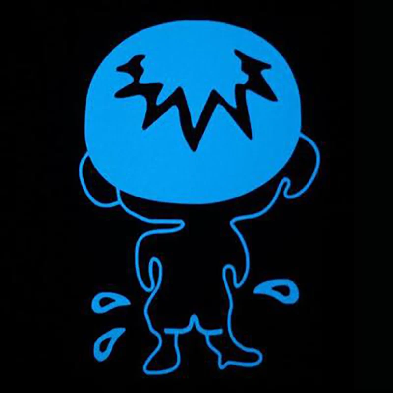 Наклейки на стену туалета для декорации в ванной комнате. Удаляемые наклейки для декорирования, светящиеся в темноте.