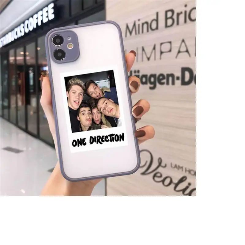 

One Direction Louis Tomlinson Always You Clear Phone Case matte transparent For gray iPhone 7 8 x xs xr 11 12 pro plus max mini