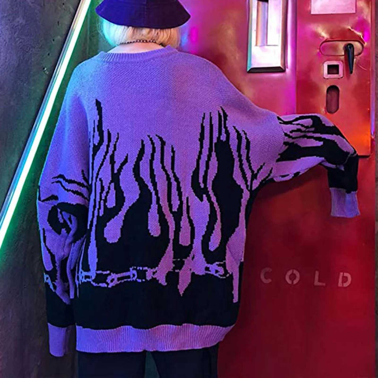 

Women Sweater Fashion Casual Loose Knitting Pullover Autumn And Winter Long Sleeves Ladies Bottoming Tops