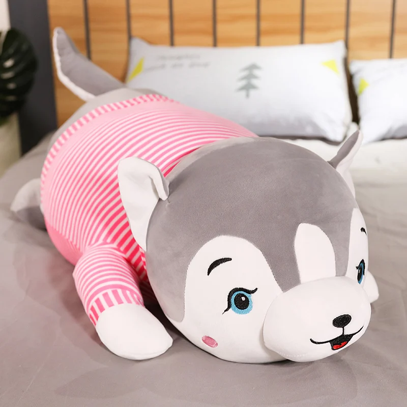 40-100 см милая плюшевая игрушка хаски собака мягкая набивная Подушка