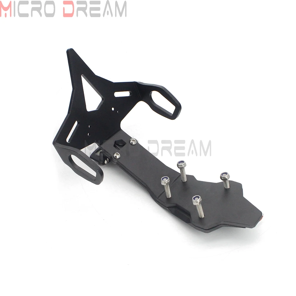 For Kawasaki ZX-10R Motorcycle Tail Tidy Fender Eliminator License Plate Holder Bracket w/ LED Light ZX 10R ZX10R 2016-2019 2018 |