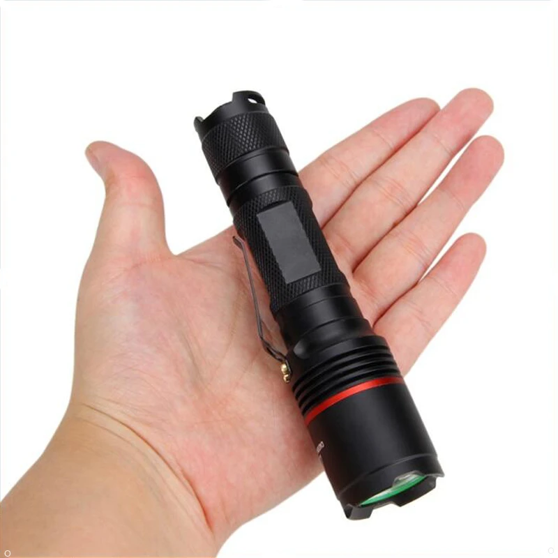 

Waterproof XML-L2 torch 18650 battery 1600 lumen 5 switch modes flash light patrolling camping searching flashlight