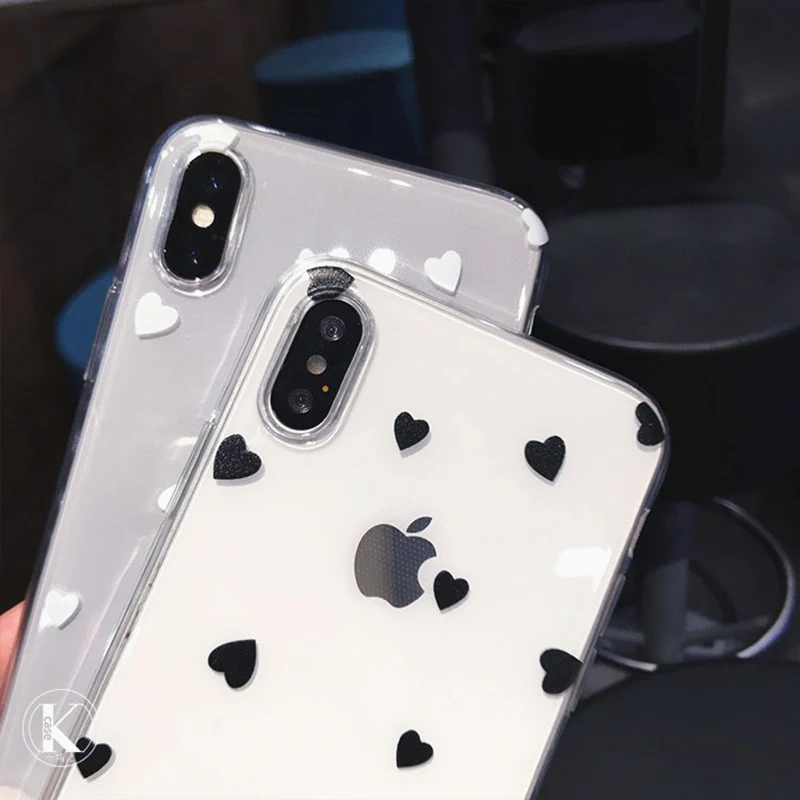 Чехол LOVECOM для телефона iPhone 11 Pro XS Max XR X 6 6S 7 8 Plus мягкий Ультратонкий Прозрачный