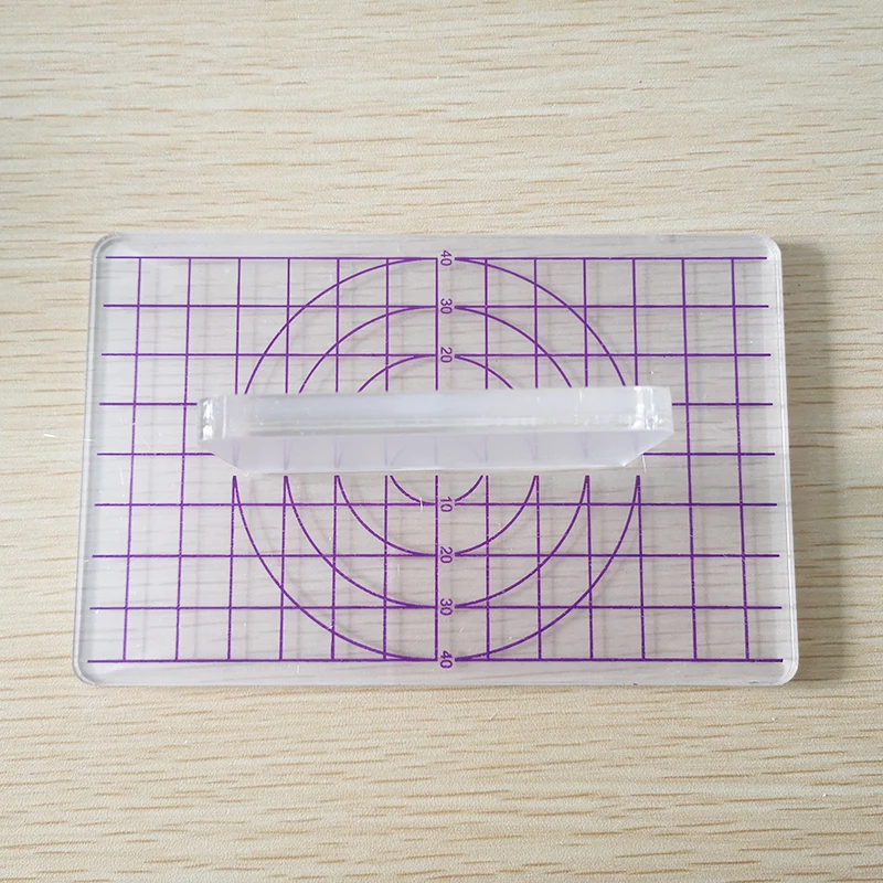 Т-образный акриловый прозрачный штамп глина под давлением ультра-светильник