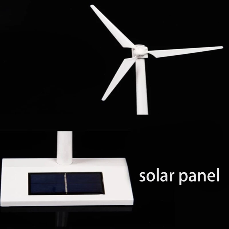 

Solar Powered Windmill Model Building Kit Kids DIY Pinwheel for Children Gift R7RB