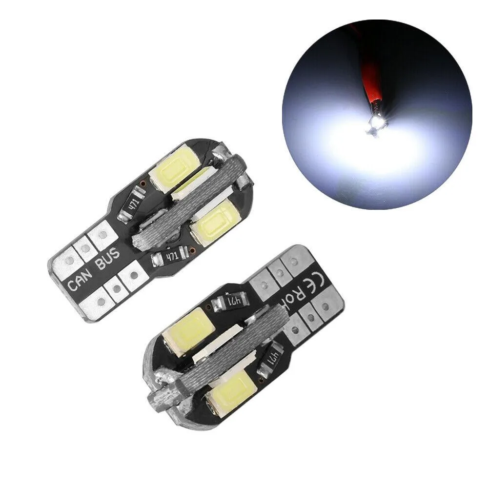 

W5W T10 SMD Light 5730 6000-7000K Backup Lights Corner Light ERROR FREE