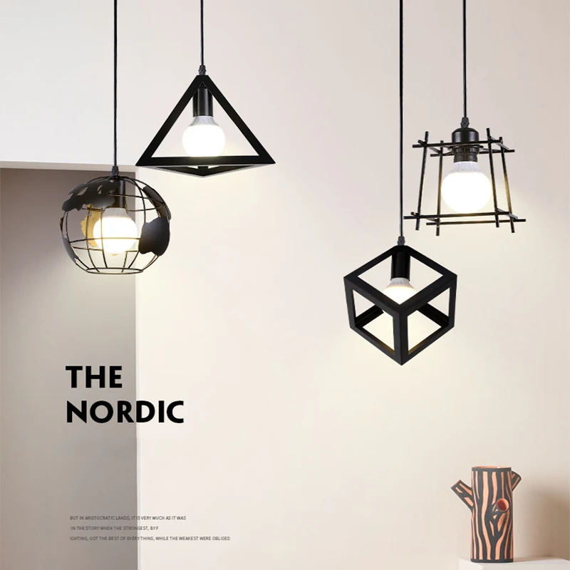 Светодиодный подвесной светильник для современной птичьей клетки промышленный