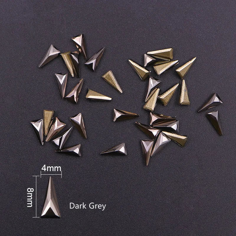 10 шт. треугольные декоративные кристаллы для ногтей|Стразы и украшения| |