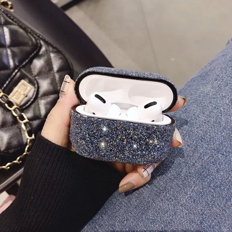 Для Airpods Pro Чехол беспроводной Bluetooth чехол для airpod 3 с блестками Apple Air Pods