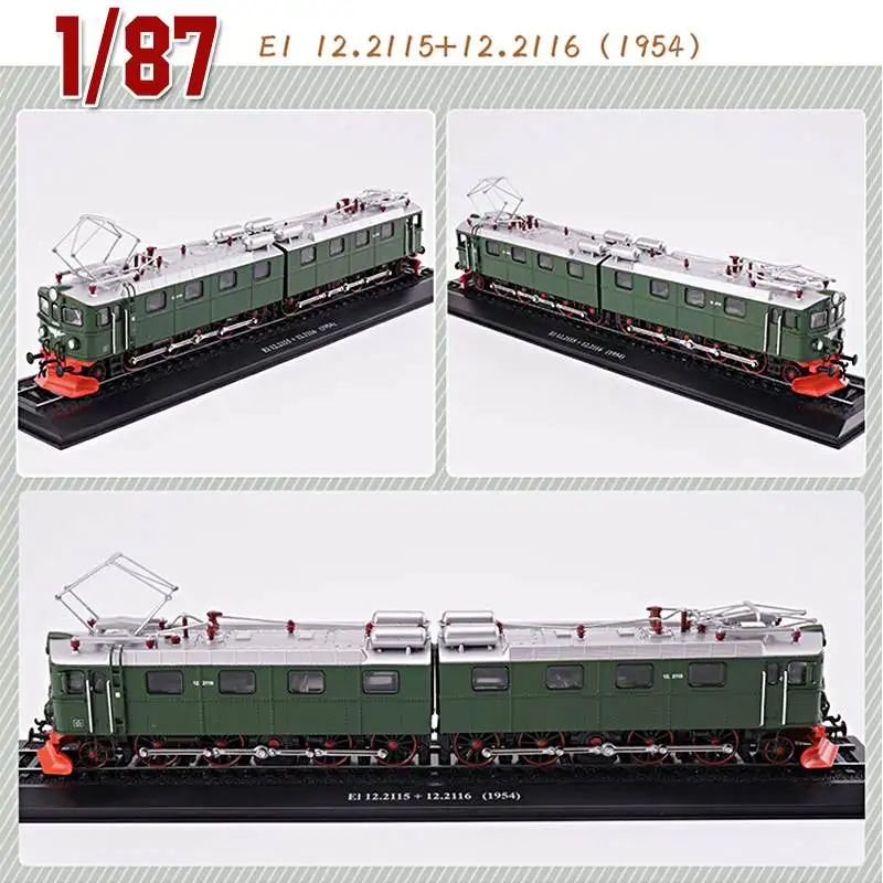 Ретро модель поезда класс GGI 4910(1941) E19 12(1940)/EI 12,2115+ 12,2116(1954)/серия bb 9292(1964)/класс EP-2(1919) подарок для маленького ребенка