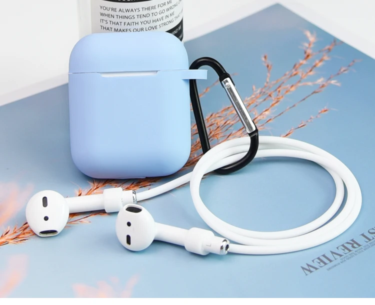 3 шт./компл. силиконовый беспроводной Bluetooth футляр для наушников для Airpods 1 2 TWS вкладыши наушники аксессуары защитный чехол