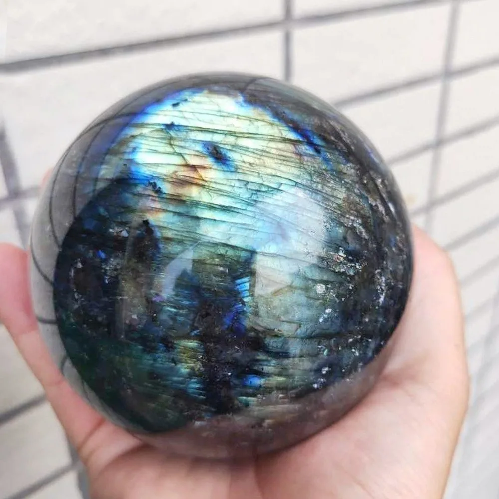 Красочный Искусственный лабрадорит Фотофон для домашнего декора | Камни