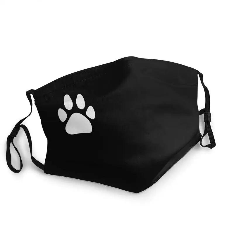 

Дышащая Классическая маска с символами собачьей лапы, маска для лица для любителей домашних животных, маска с защитой от смога, респиратор, ...