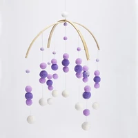 nordic style wood wind chimes kids baby bedroom hanging baby mobile for crib nursery ceiling crib mobile kids room hanging decor