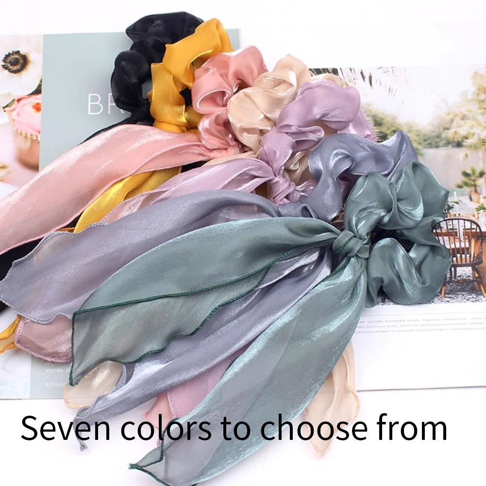 Милые бантики из органзы резинки для волос мягкие марлевые аксессуары |