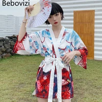 japanese kimono belt traditional beach yukata women cardigan clothes fashion kimonos girl anime cosplay kawaii shirts haori