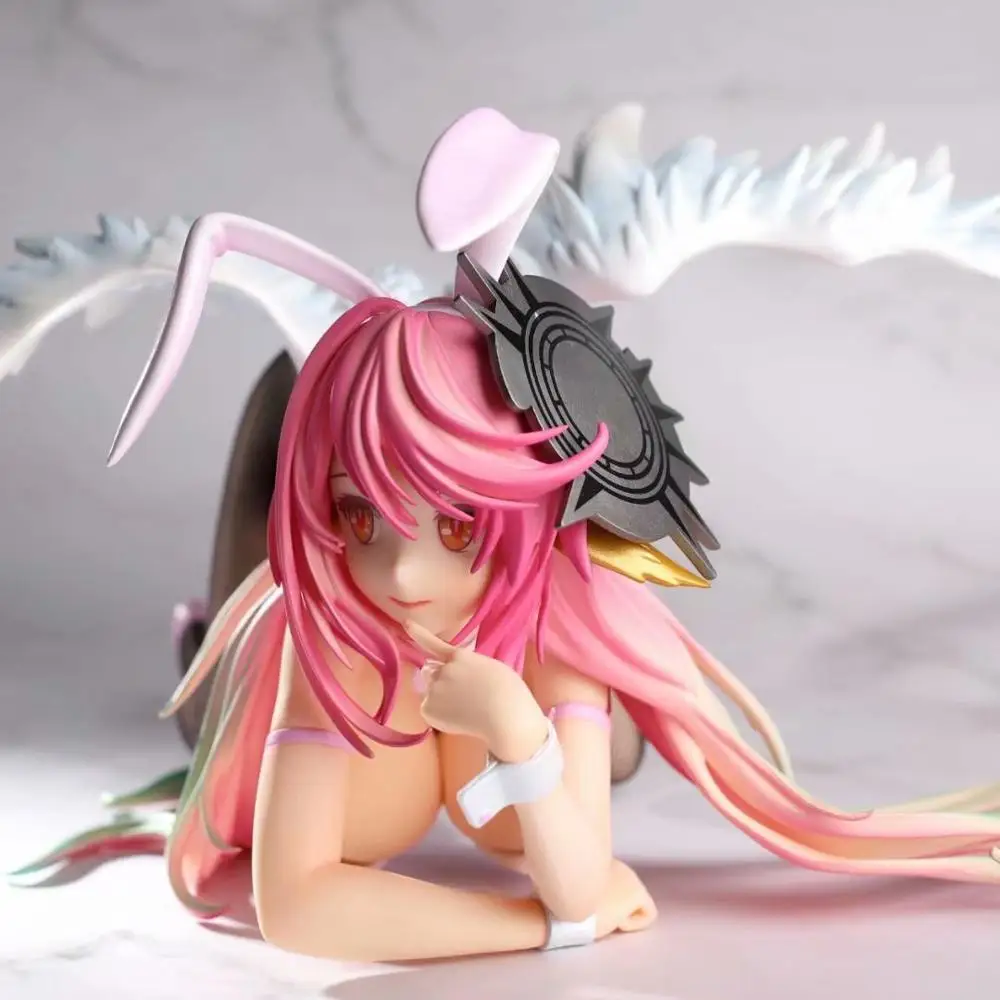 16 см No Game Life Sexy Rabbit Girl Jibril ПВХ 1/4 статуя для сбора игрушек и подарков | Игрушки хобби