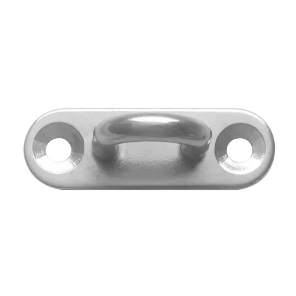 

304 Marine Grade Stainless Steel Oblong Eye Plate Boat Yacht Accessary