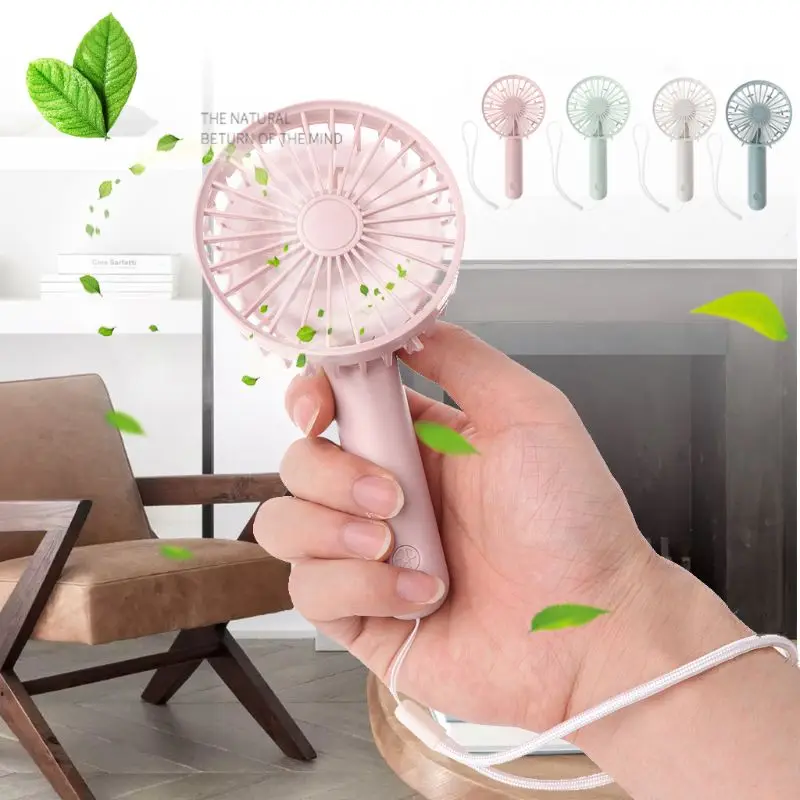 

Foldable Hand Fans Battery Operated Rechargeable Handheld Mini Fan Electric Personal Fans Hand Bar Desktop Fan