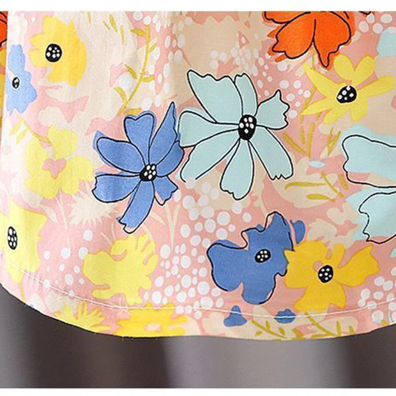 

Dress 2021 New Summer Kids Clothing Flower Princess Dress Girl Clothing Children's Dresses Baby Girl Clothes