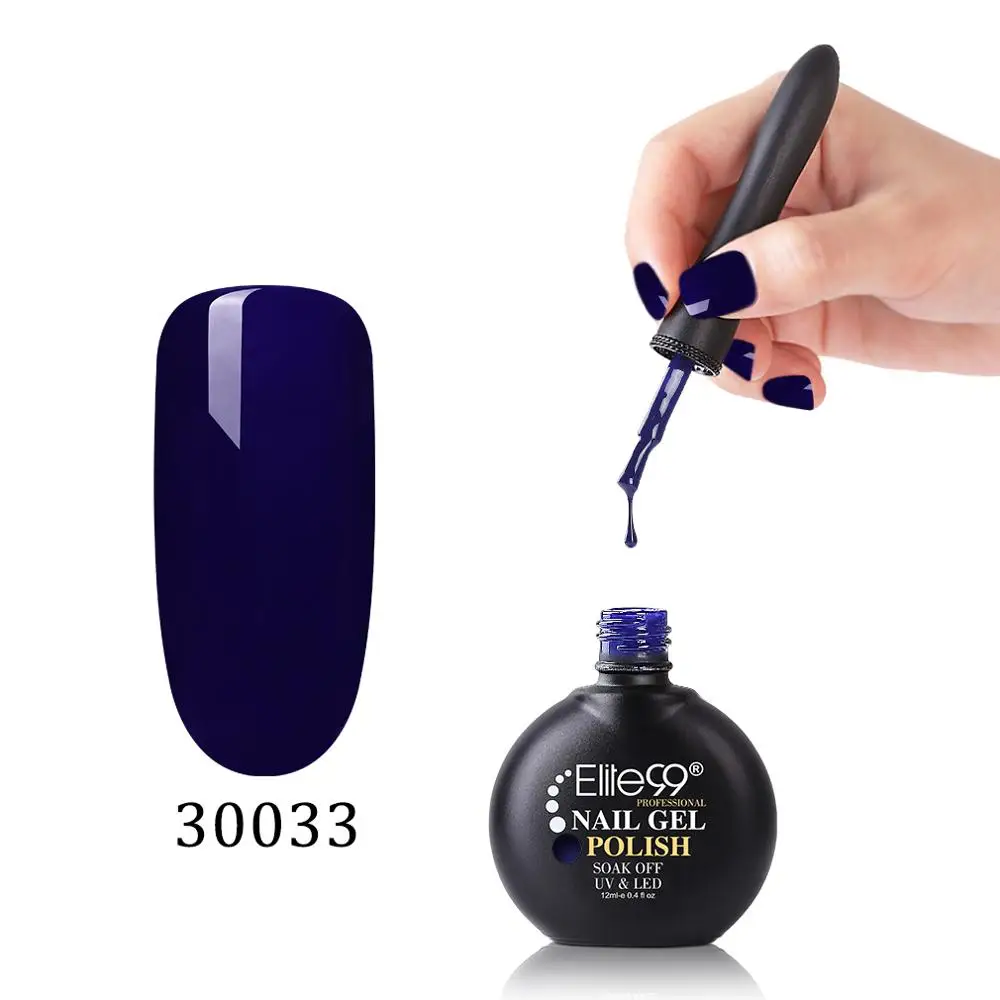 Гель лак для ногтей Elite99 3 го поколения 12 мл длинная крышка полуперманентный гель