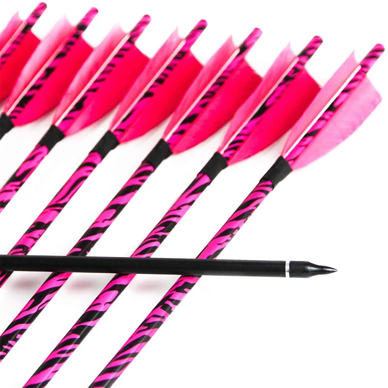 12 шт. розовый Камуфляжный Рекурсивный лук для стрельбы из лука|Лук и стрела| |