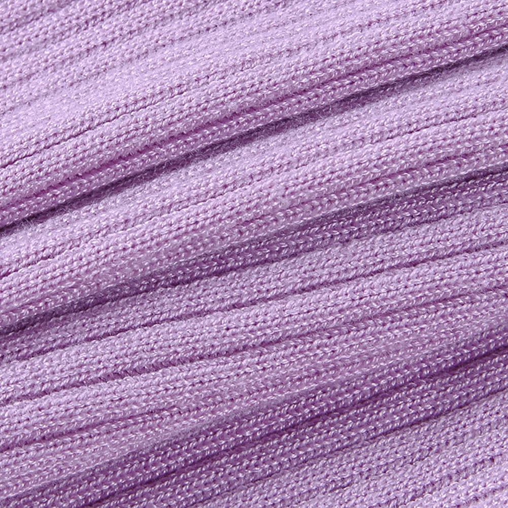 

Women Sexy Buttons Knitted Sweater Slim Ribbed Winter Autumn Fashion Knitwear