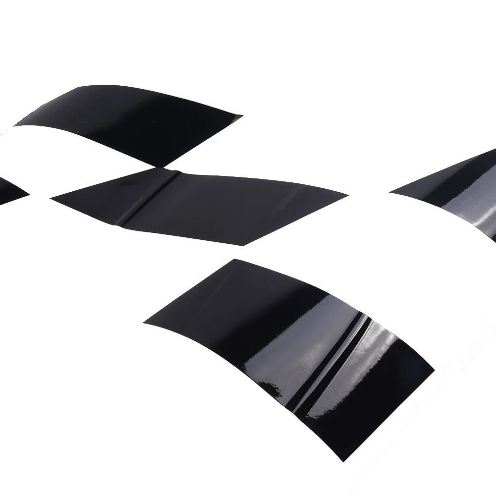 

PVC Car 200*25cm Stickers Race Graphic Waterproof Sunscreen Black Side