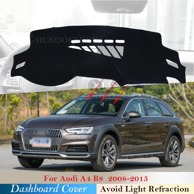 Крышка приборной панели защитная накладка для Audi A4 B8 2008 ~ 2015 8K автомобильные