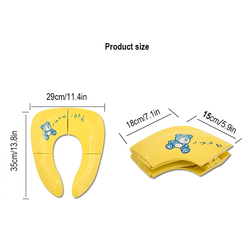 Портативный складывающийся горшок чехол для сиденья коврик мягкое сиденье