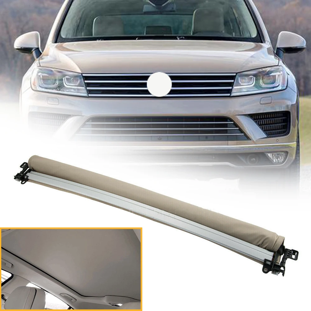 

Beige Car Sunroof Sunshade Sun Roof Shade Cover Assembly For VW Touareg 2011 2012 2013 2014 2015 2016 2017 2018 7P0877307C