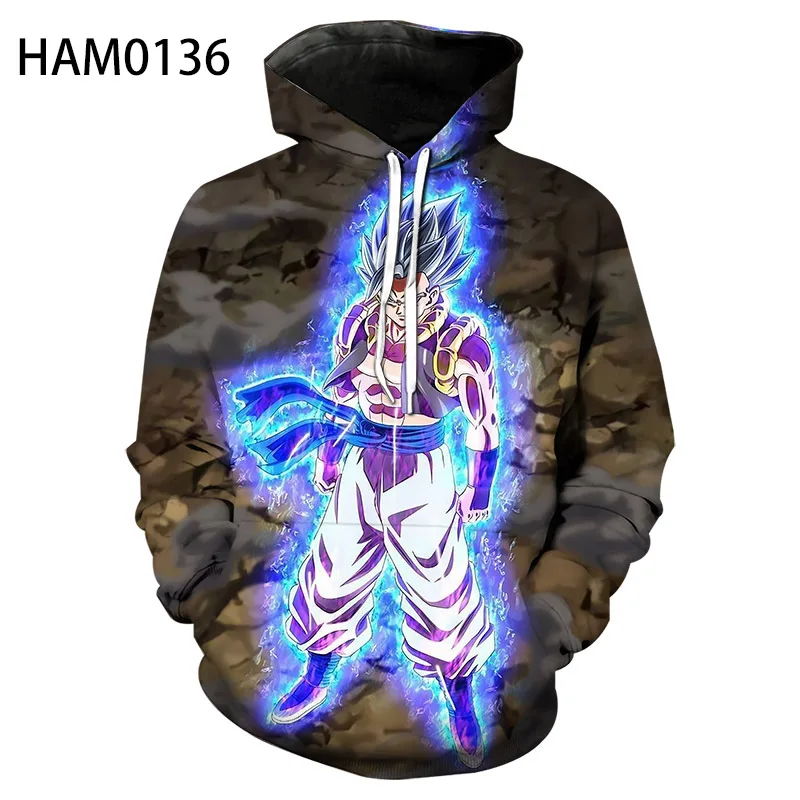 Модная свободная толстовка с 3D принтом для мальчиков и девочек пуловер длинным