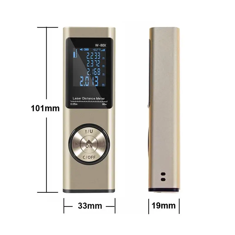 Цифровой лазерный дальномер 40 м 60 80 USB электронный датчик умный цифровой