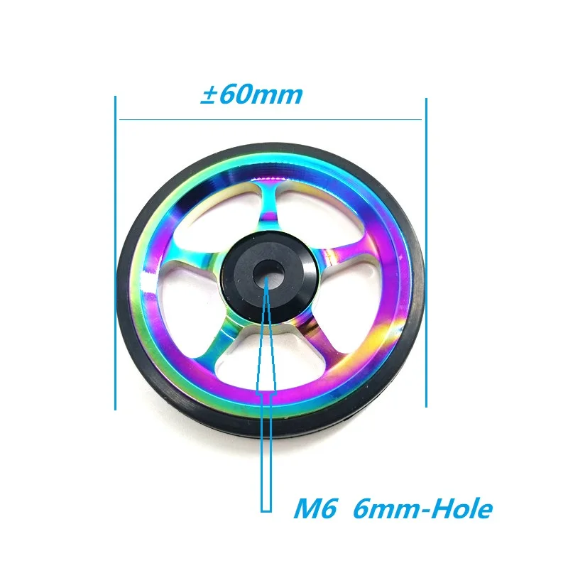 Litepro для складного велосипеда Brompton с титановым покрытием красочные Easywheel