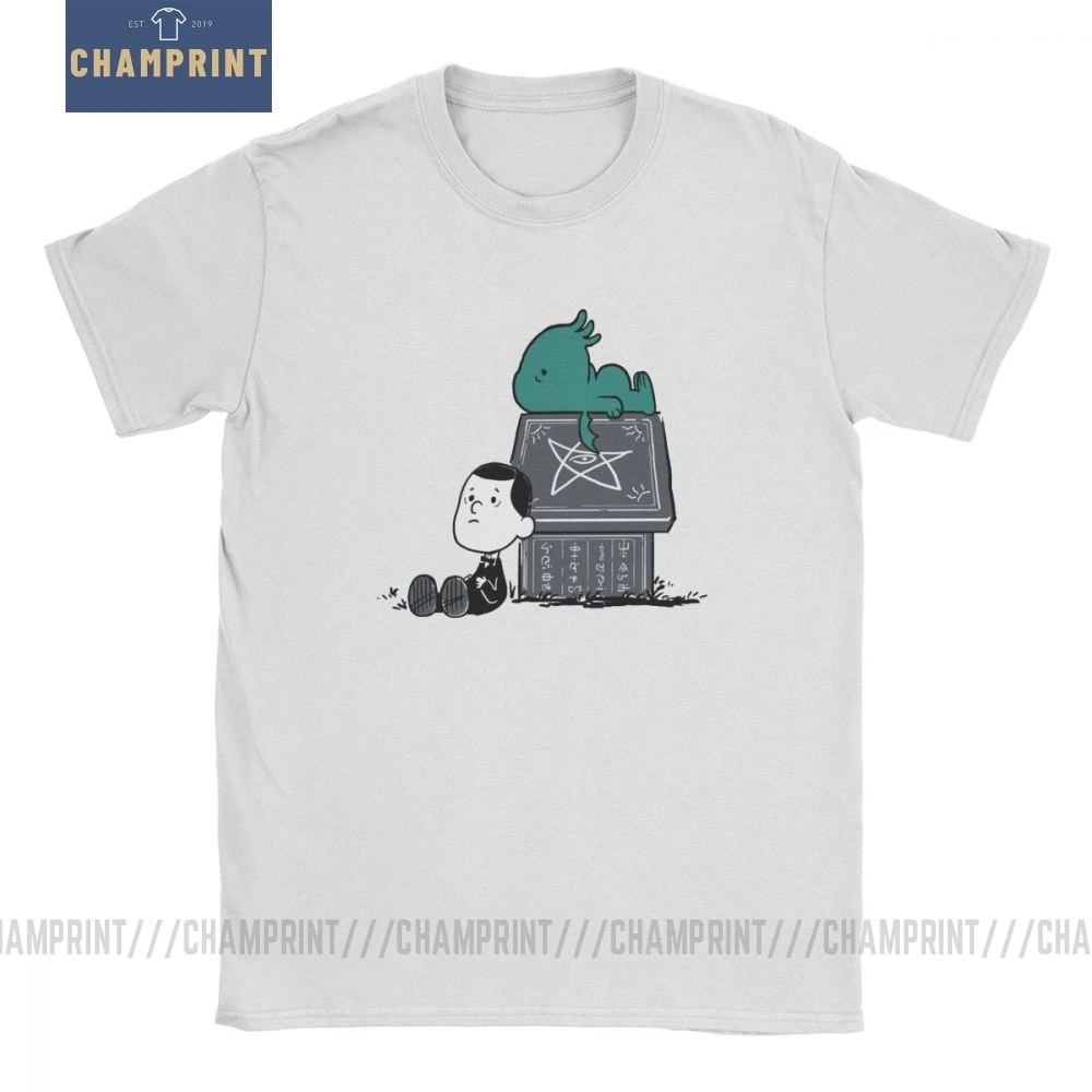 Мужская Винтажная футболка с коротким рукавом и круглым вырезом|Мужские